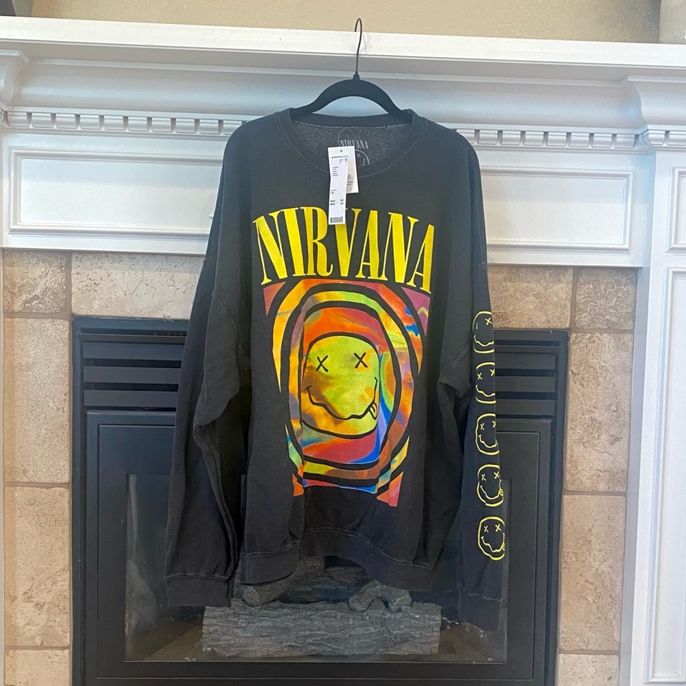 Nirvana Oversized Crewneck